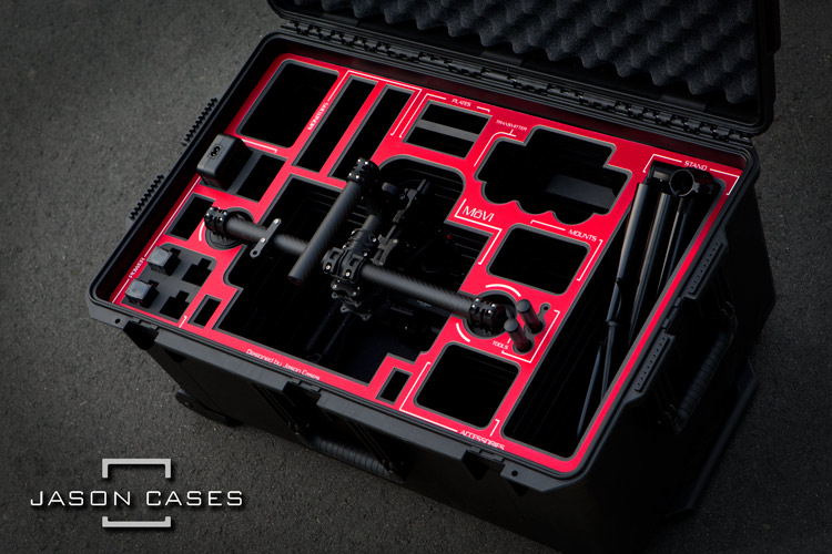 Jason Cases Pelican Case for Movi M5 (Red Overlay)
