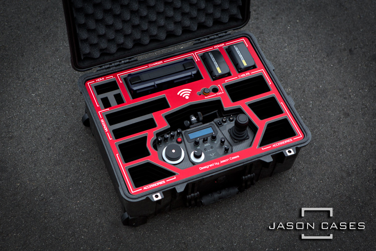 Jason Cases Movi Controller Case (RED overlay)