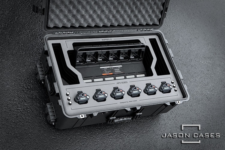 Jason Cases Motorola APX 6000 and Charger with Built-in Socket case