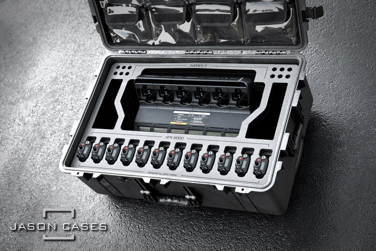 Jason Cases Motorola APX 8000 12-Radio and Charger case
