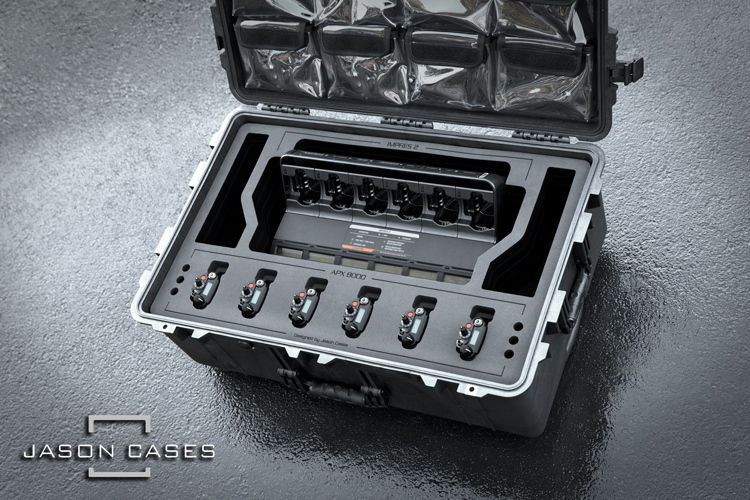 Jason Cases Motorola APX 8000 6-Radio and Charger case