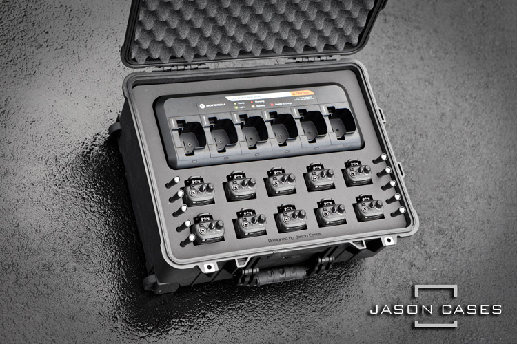 Jason Cases Motorola CP200d and Charger case