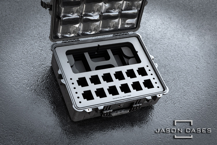 Jason Cases Motorola CP200 12-Radio and charger case