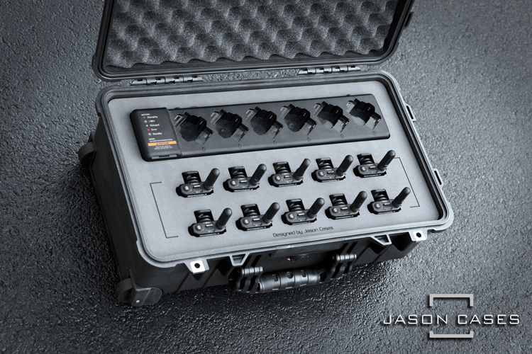 Jason Cases Motorola TLK100 Portable Radio with Built-in Socket case