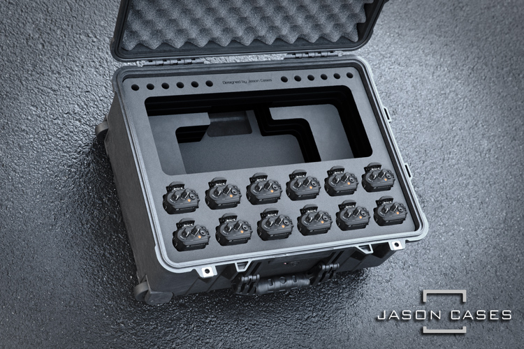 Jason Cases Motorola XPR 7000e Series Radios with High-Capacity Battery and Charger case