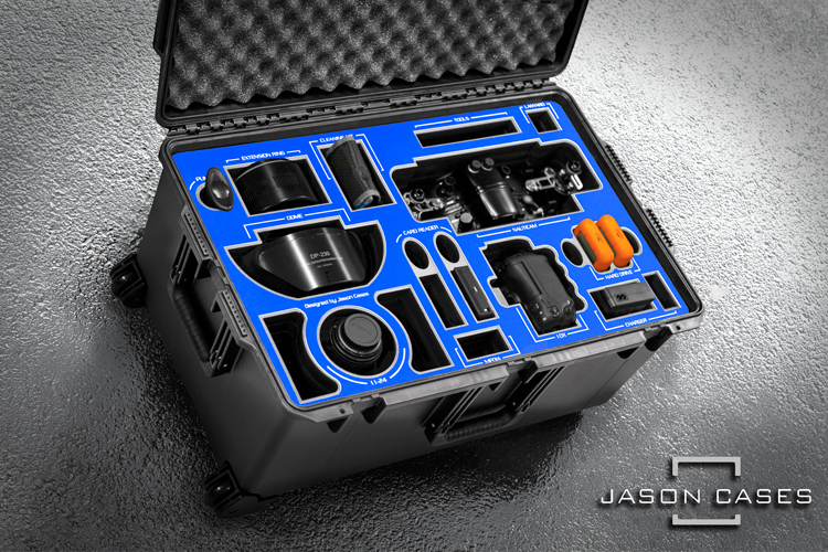 Jason Cases Nauticam Canon 1DX case with Blue overlay