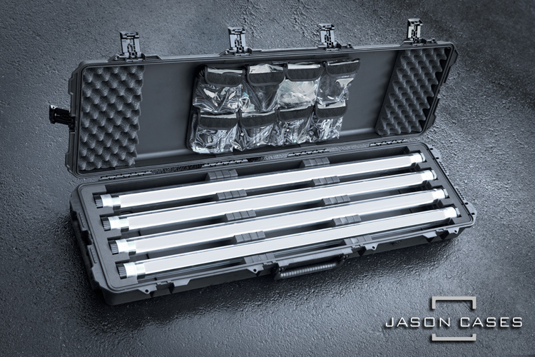 Jason Cases Nanlite Waterproof PavoTube 4-Light case