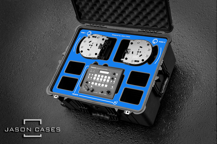 Jason Cases Panasonic HN40 Robos Case (BLUE overlay)
