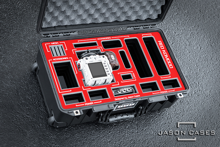 Jason Cases Red Komodo with Tilta Cage + Tilta Side Handle Case