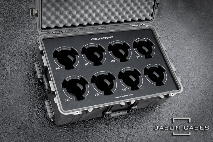 Jason Cases Schneider Xenar III 8-lens case (BLACK overlay)