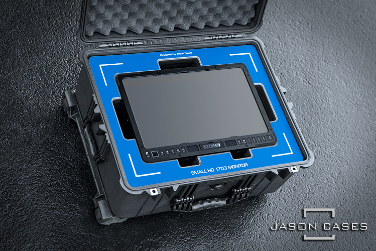 Jason Cases SmallHD 1703 Monitor + C-stand mount case