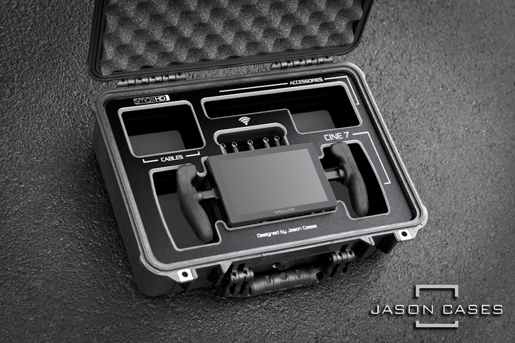 Jason Cases SmallHD Cine 7 Touchscreen Wireless Monitor Case (BLUE Overlay)