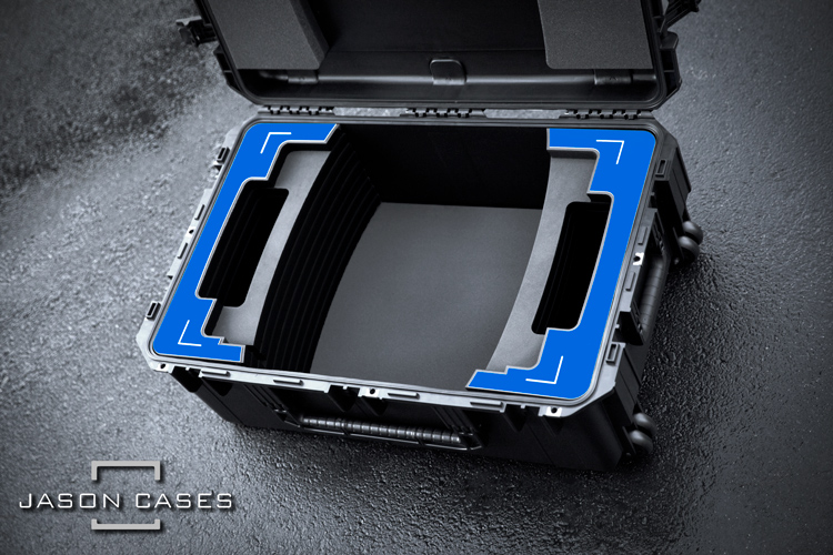 Jason Cases SmallHD OLED 27" Monitor Case (BLUE overlay)
