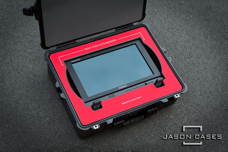 Jason Cases Sony A170 Monitor Case (RED overlay)