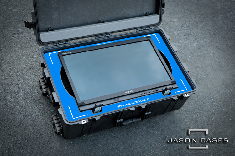 Jason Cases Sony A250 Monitor Case (BLUE overlay)