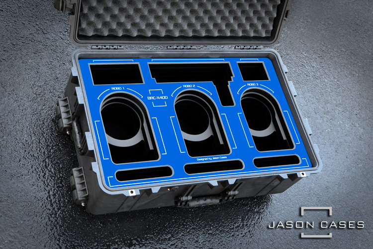 Jason Cases Sony BRC-X400 Robos 3-Camera and IP500 Case