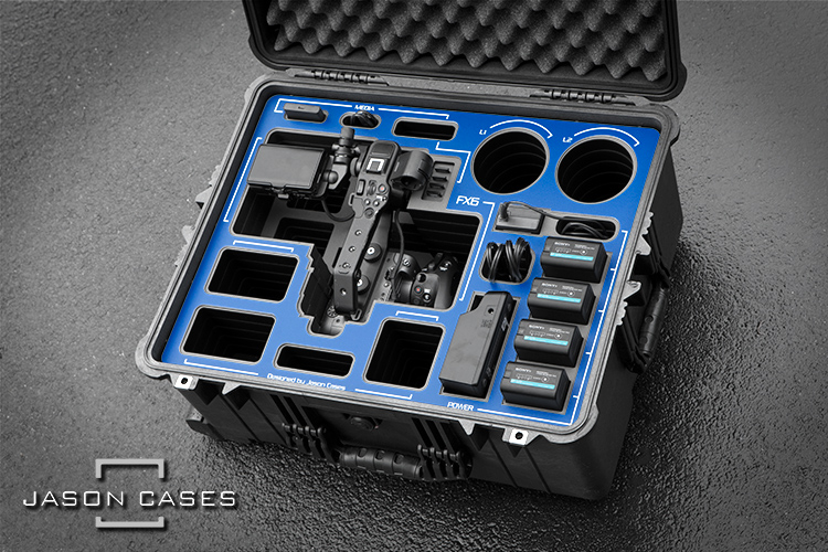 Jason Cases Sony FX6 Case (BLUE overlay)