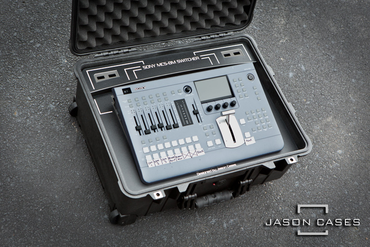 Jason Cases Sony MCS-8M Switcher case (BLACK overlay)