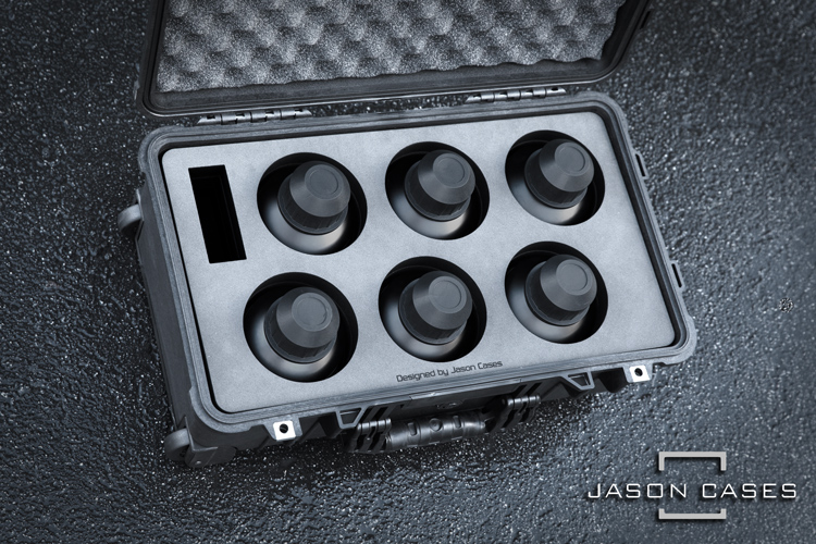 Jason Cases Tribe 7 Blackwing 6-lens case (COMPACT)