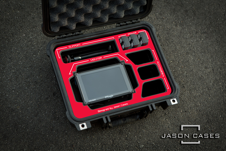 Jason Cases TVlogic 5.6" Case with Red overlay