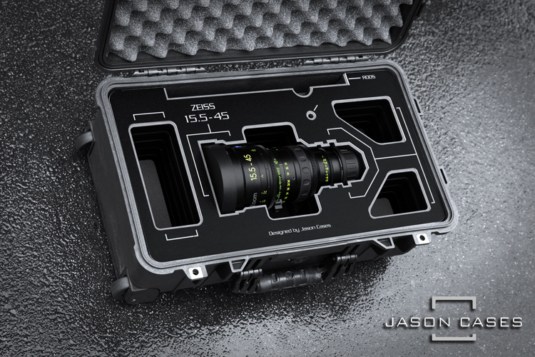 Jason Cases Zeiss 15.5-45mm LWZ.2 Lens Case with Black overlay