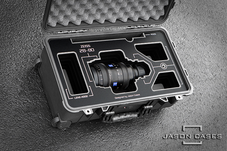 Jason Cases Zeiss 28-80mm CZ.2 Lens Case with Black overlay