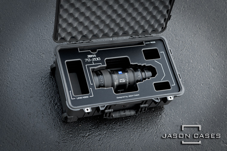 Jason Cases Zeiss 70-200mm CZ.2 Lens Case with Black overlay