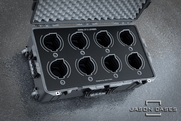 Jason Cases Zeiss CP3 8-lens case (BLACK overlay)