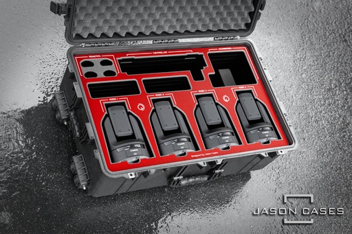 [CAN300C4RE] Jason Cases Canon CR-N300 Robos 4-Camera and IP100 Controller Case