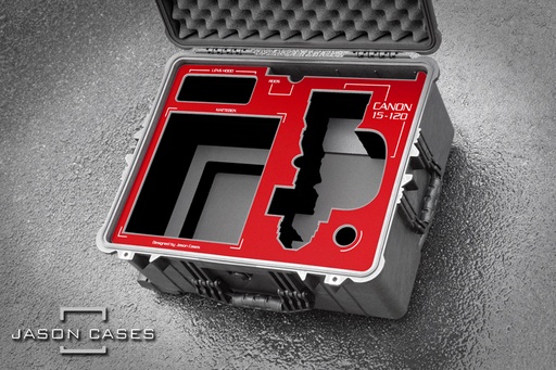 [CA15120MRE] Canon 15-120mm Lens + Mattebox Case with Red overlay