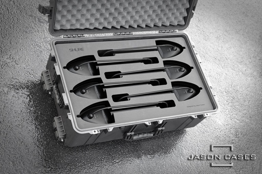 [SRMX418M6PL] Shure MX418 6-Microphone case