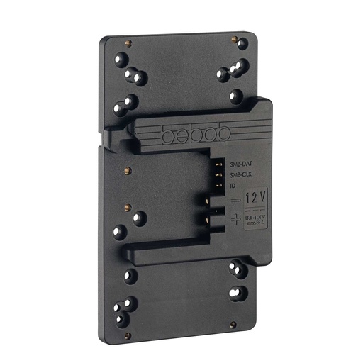 [BMM12] Bebob BMM12 B-Mount® Plate. Male 14.4V (Camera Side)