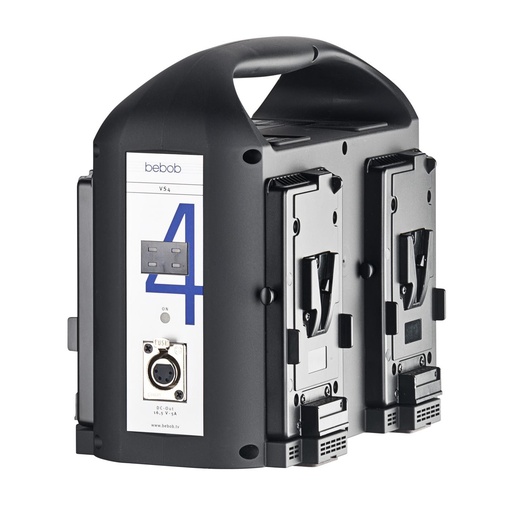 [VS4] Bebob VS4 4-Channel V-Mount Simult. Charger w. 165W DC-Out