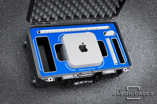 [APMSBU] Jason Cases Apple Mac Studio case with Blue overlay