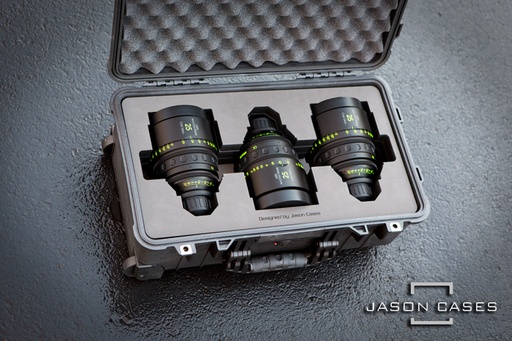 [ARMA3LPL] Jason Cases Arri Zeiss Master Primes 3-lens case (COMPACT)