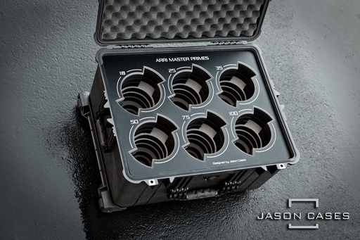 [ARMA6LBK] Jason Cases Arri Zeiss Master Primes 6-lens case