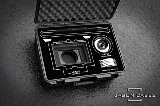 [ARMMB2MFF2BK] Jason Cases Arri MMB-2 Mattebox + MFF-2 Follow Focus case (BLACK overlay)