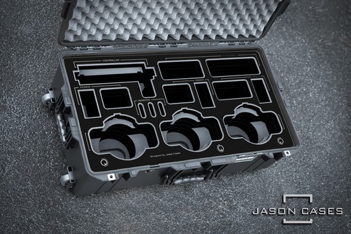 [BDP110C3BK] Jason Cases BirdDog P110 Robos 3-Camera and Controller Case