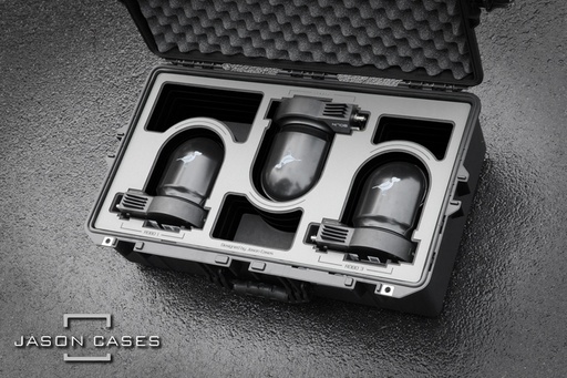[BDP200C3GB] Jason Cases BirdDog P200 Robos 3-Camera Case