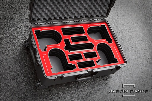 [BDP200C4RE] Jason Cases BirdDog P200 Robos 4-Camera Case