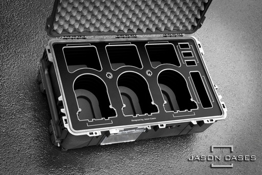 [BDP400C3BK] Jason Cases BirdDog P400 Robos 3-Camera Case