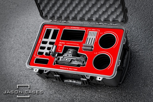 [BMPC6KSRRE] Jason Cases Blackmagic Pocket Cinema 6K case (SmallRig cage)