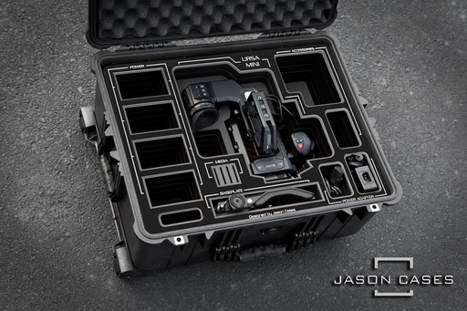 [BMURMIBK] Jason Cases Blackmagic URSA Mini case (BLACK overlay)
