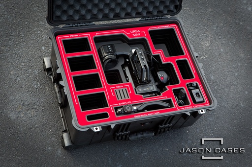 [BMURMIRE] Jason Cases Blackmagic URSA Mini case (RED overlay)