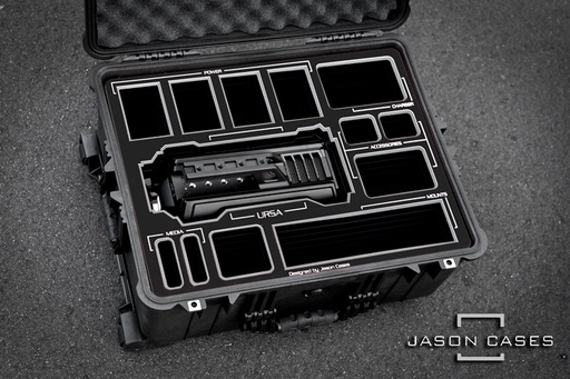 [BMURSABK] Jason Cases Blackmagic URSA case (BLACK overlay)