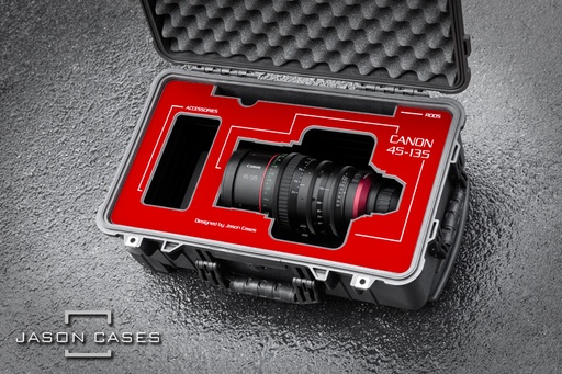 [CA45135RE] Jason Cases Canon CN-E 45-135mm T2.4 Cinema Zoom Lens Case
