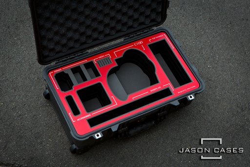 [CAC100RE] Jason Cases Canon C100 case (Red Overlay)