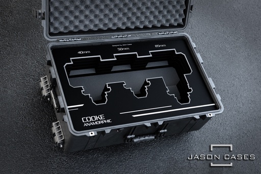 [CKAN405085BK] Jason Cases Cooke Anamorphic 40mm + 50mm + 85mm Lens case