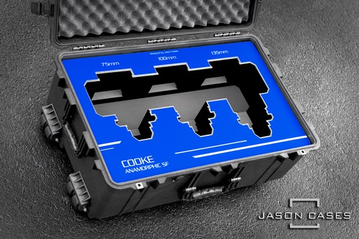 [CKAN75100135BU] Jason Cases Cooke Anamorphic 75mm + 100mm + 135mm Lens case