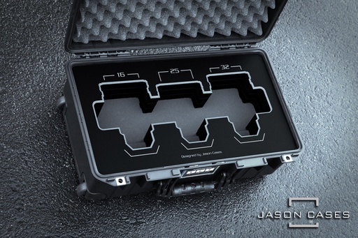 [CKS4162532BK] Jason Cases Cooke S4 16mm + 25mm + 32mm Lens case